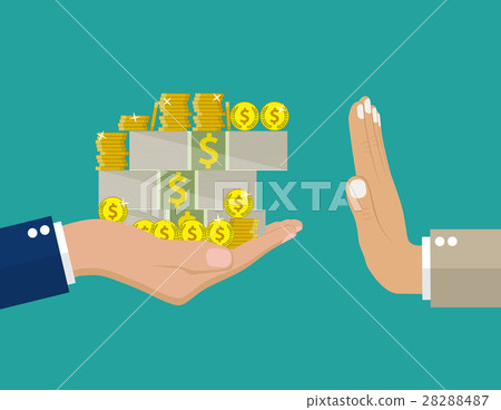 hand giving money to other . hand giving money to other . 28288487