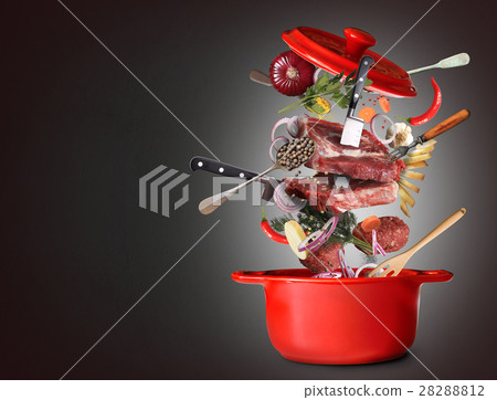 Meat and beef meatballs with vegetables Meat and beef meatballs with vegetables 28288812