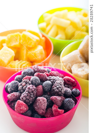 assorted frozen fruits 28289741