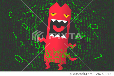Computer virus, trojan, malware, hacker attack Computer virus, trojan, malware, hacker attack 28289978