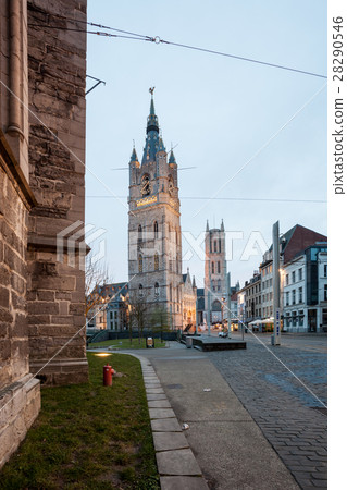 the towers of Ghent 28290546