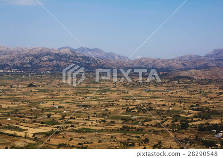 A Fertile lassithi Plateau in a mountain Crete 28290548