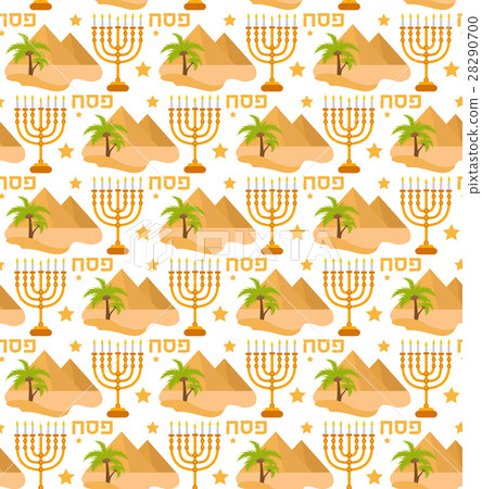 Passover seamless pattern. Pesach endless Passover seamless pattern. Pesach endless 28290700