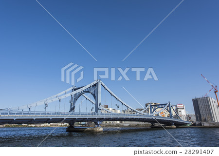 Sumidagawa Terrace和Kiyosubashi Bridge 28291407