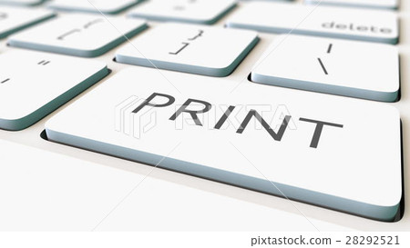White computer keyboard and print key, shallow White computer keyboard and print key, shallow 28292521