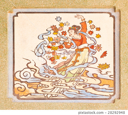 Art Chinese style painting on the wall 28292948