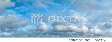 Cloudy panoramic sky. 28293790
