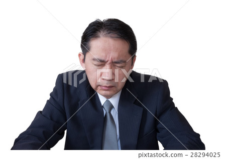 沮喪的中年商人 28294025