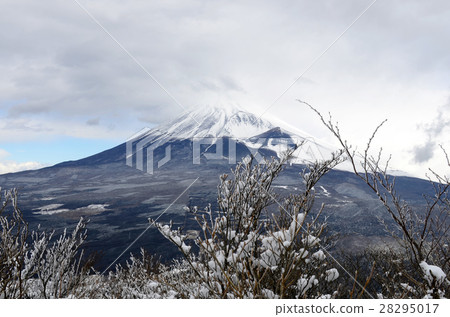 Shizuoka Aitaku mountain peak highest peak "Echidendake in winter" Shizuoka Aitaku mountain peak highest peak "Echidendake in winter" 28295017