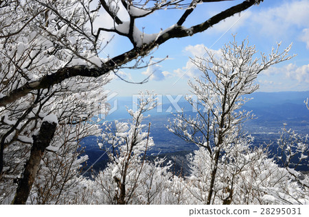 Shizuoka Aitaku mountain peak highest peak "Echidendake in winter" 28295031
