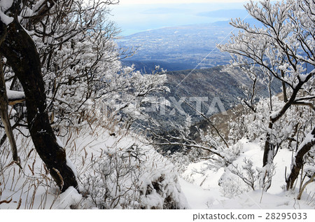 Shizuoka Aitaku mountain peak highest peak "Echidendake in winter" 28295033