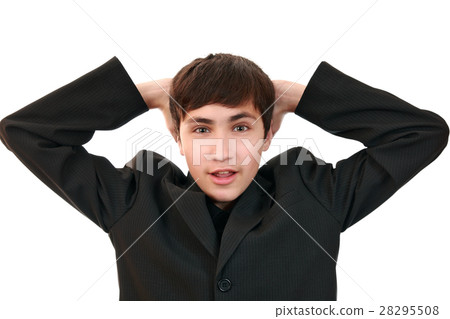 Teenager in mock horror Teenager in mock horror 28295508