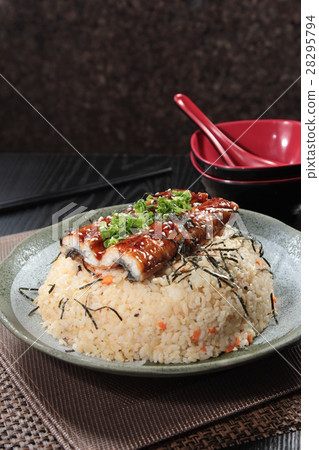 eel fried rice eel fried rice 28295794