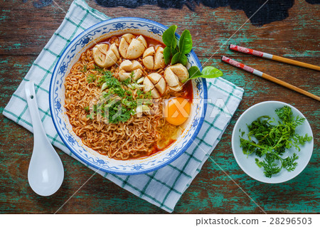 Thai style noodle, noodle tom yum kung 28296503