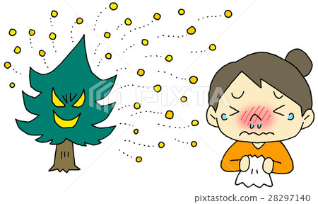 雪松花粉婦女 28297140