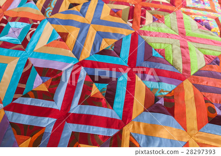 Patchwork quilt. Handmade Patchwork quilt. Handmade 28297393