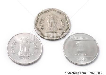 Indian coin 1 rupee 28297830