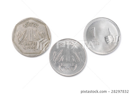 Indian coin 1 rupee Indian coin 1 rupee 28297832