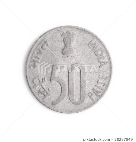 Indian coins 50 Pisa 28297849