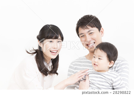 Young family family picture 3 people Young family family picture 3 people 28298822