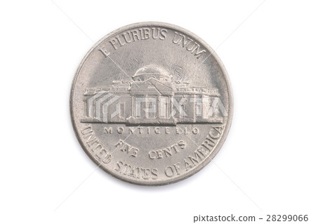 錢在美國(美國)5美分硬幣蒙蒂塞洛 錢在美國(美國)5美分硬幣蒙蒂塞洛 28299066