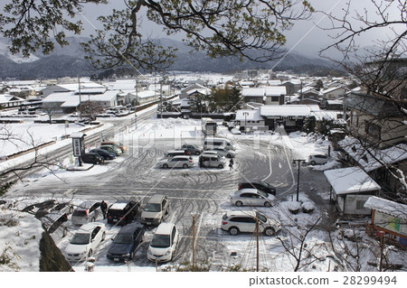 Maruokajo Kasumigaseoko公園停車場雪（福井縣坂井市丸岡鎮） 28299494
