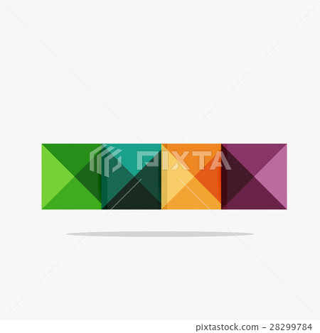 Vector blank abstract squares background 28299784