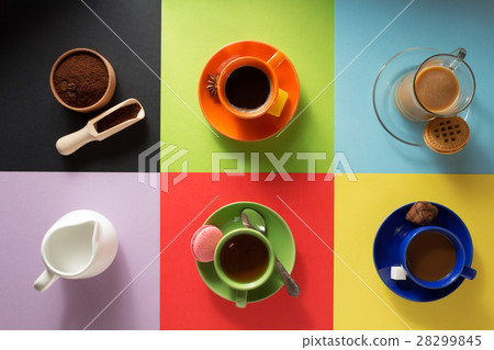 cup of coffee, tea and cacao 28299845