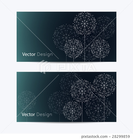 Set of horizontal banners 28299859
