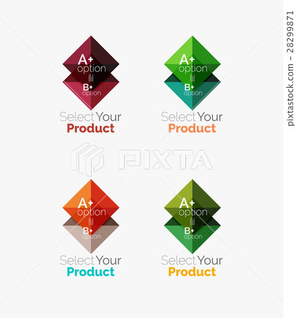 Set of square abstract background templates or Set of square abstract background templates or 28299871