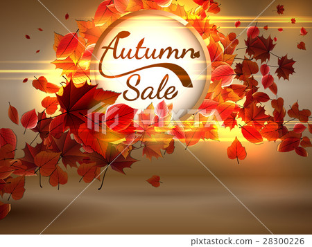 Autumn Sale background with copyspace. plus EPS10 Autumn Sale background with copyspace. plus EPS10 28300226