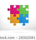 Puzzle abstract illustration concept.  + EPS8 28302081