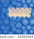 Christmas blue concept card.  + EPS8 28302084