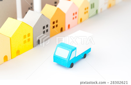 Trucking Transportation Moving Vehicles Distribution Shipping Logistics 28302621
