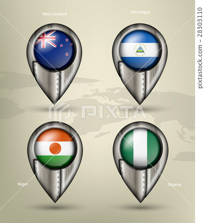metal map marker steel country metal map marker steel country 28303110