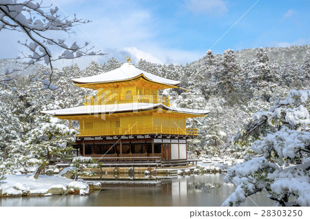 金閣寺的雪化妝 金閣寺的雪化妝 28303250