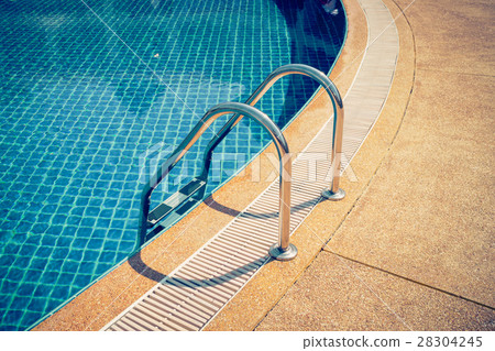 swimming pool with stair at sport center swimming pool with stair at sport center 28304245
