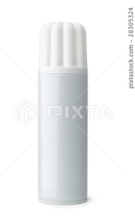 Front view of blank whipped cream can Front view of blank whipped cream can 28305324