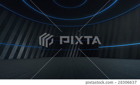 Empty room with light glow,abstract space. 28306637