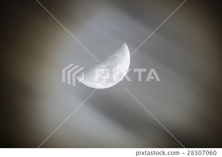 Nightly sky with moon and clouds Nightly sky with moon and clouds 28307060