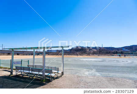 Ground of the Tama River riverbed Ground of the Tama River riverbed 28307129