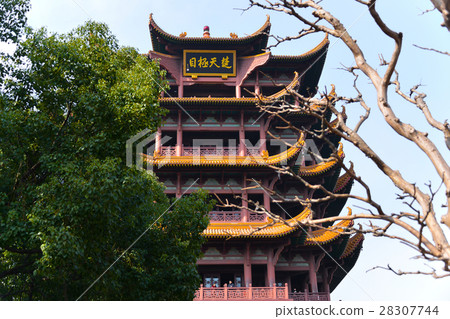 the yellow crane tower, wuhan 28307744