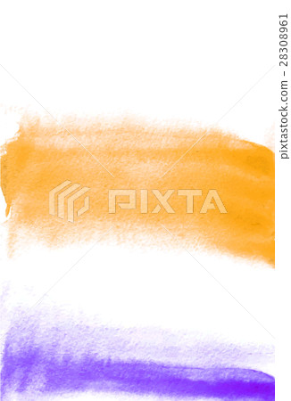 Card with orange and purple blots. Watercolor Card with orange and purple blots. Watercolor 28308961