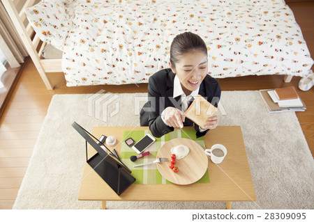 生活方式OL的繁忙的早晨 28309095