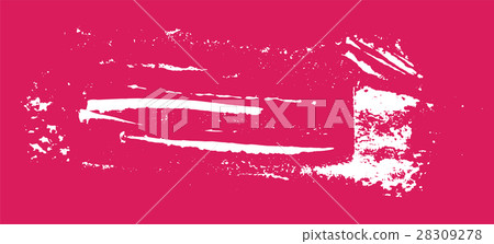 Grunge texture. White brush on pink. Vector  28309278