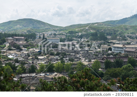 view of the city of Kaesong, North Korea 28309811