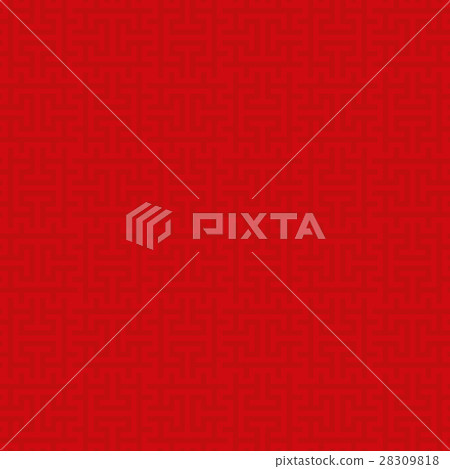 Red Squares Modern Seamless Pattern. 28309818