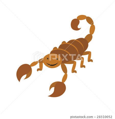 Scorpion animal cartoon character isolated on Scorpion animal cartoon character isolated on 28310052
