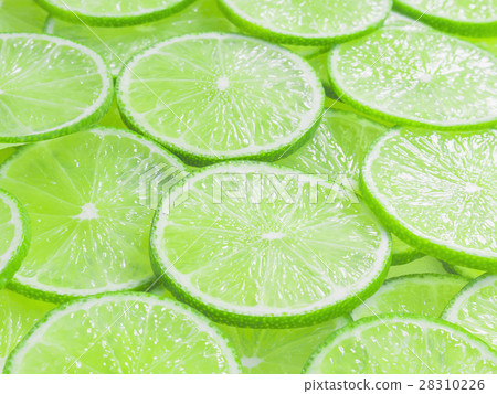 Lime slices background Lime slices background 28310226