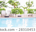 Blurred photo of hotel swimming pool 28310453